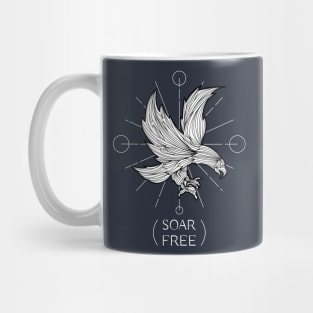 Cool Falcon Bird Soar Free Mug